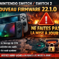 Nintendo Switch / Switch 2 : Firmware 22.1.0 disponible – Faut-il faire la mise à jour ?