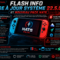 FlashGameTours • Alerte Switch Mise à jour système 22.5.0 et nouveau Pack HATS