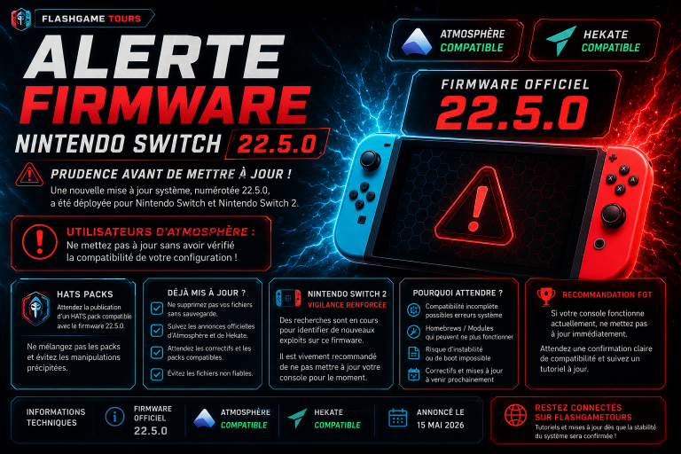 Nintendo Switch 22.5.0 : attention avant de mettre à jour